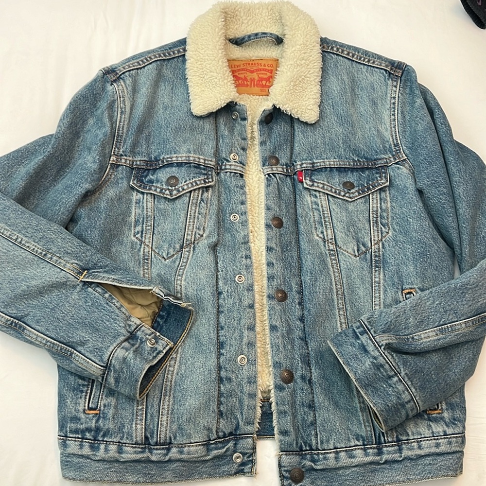 Levi’s Denim Sherpa Jacket